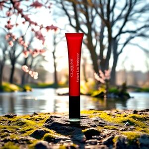 Clarins Paris Velvet Lip Perfector in 03 Velvet Red